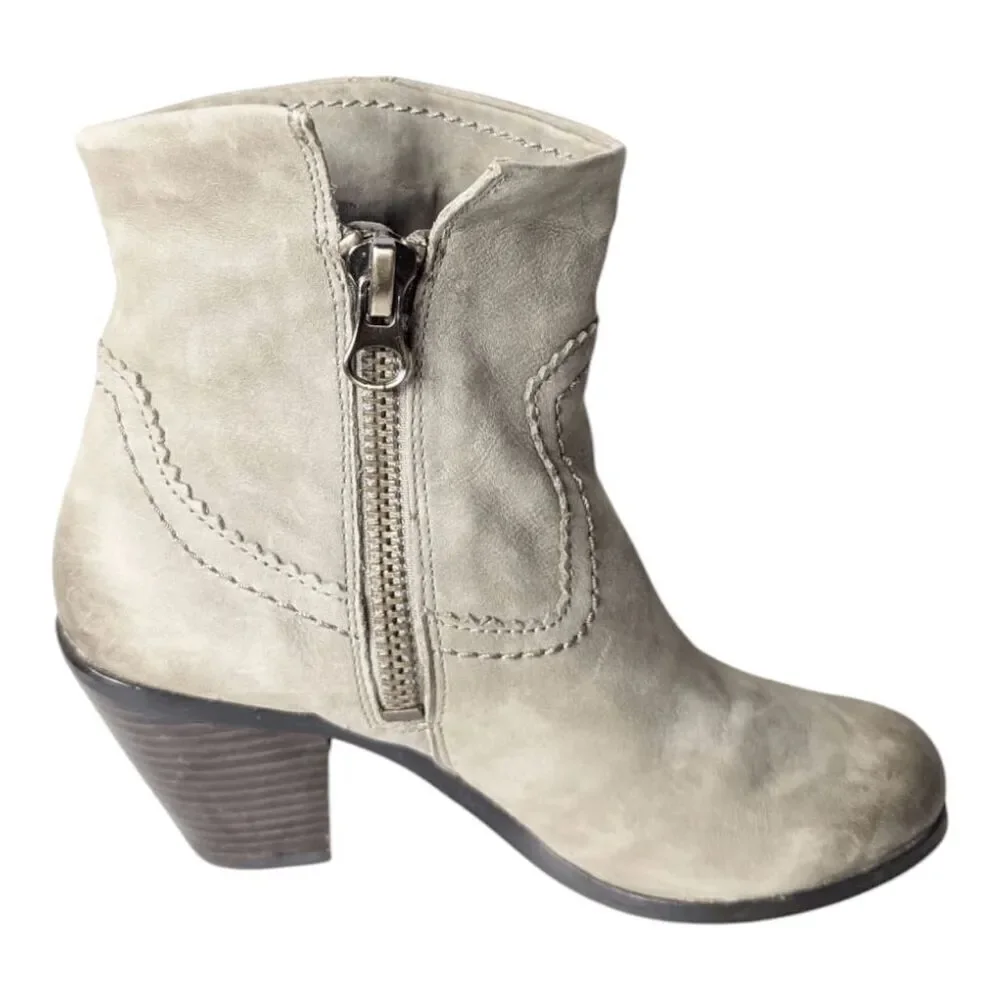 SAM EDELMAN Louie Fringed Western Boot Size 6M